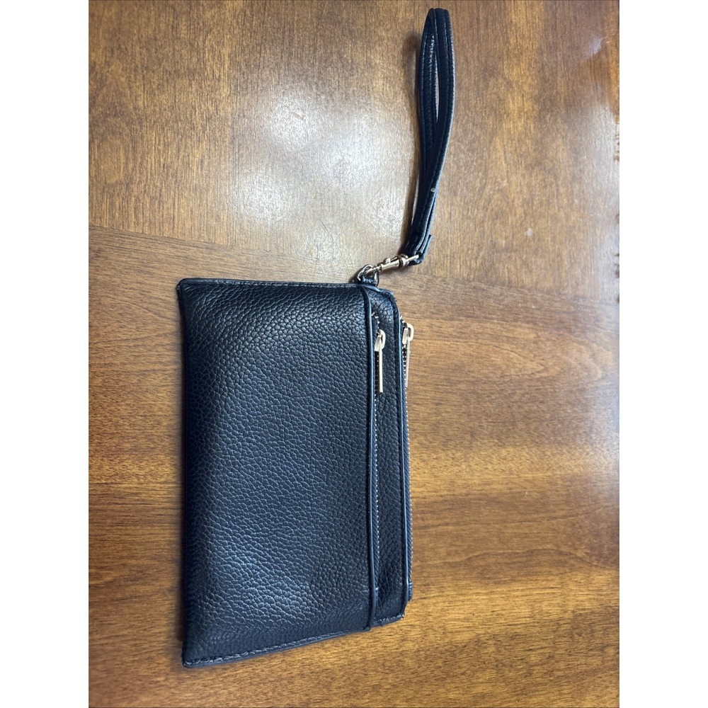 A New Day Women's‎ Black 2 Compartment Wristlet